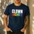 Clown Security Halloween Dad Mom Costume Men's Casual T-Shirt Navy