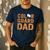 Color Guard Dad Flag Flipping Father Men's Casual T-Shirt Navy