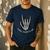 Cool Dads Club Skeleton Rock Pocket Fathers Day Rocker Hand Men's Casual T-Shirt Navy