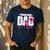 Cool Parent Apparel Proud New Dad It's A Girl Classic Fit Short Sleeve Crew Neck T-Shirt Small Men's Casual T-Shirt Navy