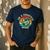 In A Crappie Mood Retro Fishing Sarcastic Dad Men's Casual T-Shirt Navy