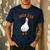 Cute Duck Dad Lover Illustration Duck Owner Men's Casual T-Shirt Navy Cute Duck Dad Lover Illustration Duck Owner Men's Casual T-Shirt Navy
