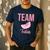 Cute Team Tutus Gender Reveal For Mom And Dad Men's Casual T-Shirt Navy