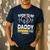 Dad To Be 2026 Loading Dad Est 2026 Promoted To Daddy Men's Casual T-Shirt Navy