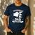 Dad Of 3 Cool Daddy Of Three Fathers Day Dad Of Three Men's Casual T-Shirt Navy