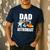 Dad Of The Astronaut Space Astronaut Birthday Family Men's Casual T-Shirt Navy