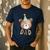 Dad Bear 1st Birthday Beary First Birthday Matching Family Men's Casual T-Shirt Navy