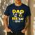 Dad Of The Bee Day Girl Hive Party Matching Birthday Sweet Men's Casual T-Shirt Navy