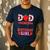 Dad Of The Berry First Birthday Girl Sweet Strawberry Men's Casual T-Shirt Navy