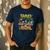 Dad Of The Birthday Boy Brainrot Meme Kids Teens Boys Men's Casual T-Shirt Navy