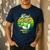 Dad Of The Birthday Boy Matching Family Bowling Birthday Men's Casual T-Shirt Navy