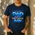 Dad Of The Birthday Boy Matching Family Father Men's Casual T-Shirt Navy