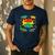 Dad Of The Birthday Boy Shirt Father Superhero Comic Party Men's Casual T-Shirt Navy