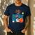 Dad Of The Birthday Boy Sports Matching Family Men's Casual T-Shirt Navy