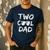 Dad Of The Birthday Boy Two Cool 2nd Bday Family Matching Men's Casual T-Shirt Navy