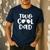 Dad Of The Birthday Boy Two Cool 2nd Bday Father Papa Daddy Men's Casual T-Shirt Navy