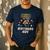 Dad Of The Birthday Boy Video Gamer Pixel Number Men's Casual T-Shirt Navy