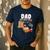 Dad Birthday Crew Pizza Theme Birthday Pizza Lover Party Men's Casual T-Shirt Navy Dad Birthday Crew Pizza Theme Birthday Pizza Lover Party Men's Casual T-Shirt Navy