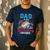 Dad Of The Birthday Cruiser Cruise Birthday Men's Casual T-Shirt Navy