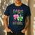 Dad Of The Birthday Girl Coquette Matching Family Party Men's Casual T-Shirt Navy