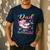 Dad Of The Birthday Girl Rolling Skate Family Matching Men's Casual T-Shirt Navy