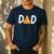 Dad Birthday Pizza 1st Birthday Pizza Family Matching Men's Casual T-Shirt Navy