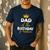 Dad Of The Birthday Prince Boy Bday Party Idea For Him Men's Casual T-Shirt Navy Dad Of The Birthday Prince Boy Bday Party Idea For Him Men's Casual T-Shirt Navy