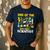 Dad Of The Birthday Scientist Matching Science Birthday Men's Casual T-Shirt Navy