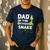 Dad Of The Birthday Snake Themed Birthday Party Men's Casual T-Shirt Navy