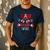 Dad Of The Birthday Twins Ladybug Birthday Family Matching Men's Casual T-Shirt Navy