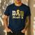 Dad Construction Excavator Kids Matching Family Party Men's Casual T-Shirt Navy