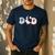 Dad Daddy Of The Birthday Silly Goose Family Men's Casual T-Shirt Navy
