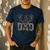 Dad Deer Hunting Camo Father Hunters Buck Camouflage Nature Men's Casual T-Shirt Navy