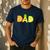 Dad Fruitarian Lover Summer Father Fruit Slice Men's Casual T-Shirt Navy