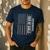 Dad Of Girls Outnumbered Fathers Day 2025 For Dad Daughters Men's Casual T-Shirt Navy