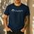 Dad GPT Bald AI Men's Casual T-Shirt Navy