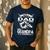Being A Dad Is An Honor Being A Grandpa Is Priceless Men's Casual T-Shirt Navy