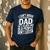 Dad Jokes Can't Argue With My Dad He's Old Retro Humor Men's Casual T-Shirt Navy