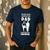 Dad Who Has a Karate Daughter Dad & Daughter Men's Casual T-Shirt Navy
