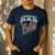 Dad Legendary Saying Men's Casual T-Shirt Navy