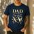 Dad Of The Miss Quince XV Birthday Mexican Quinceanera Men's Casual T-Shirt Navy