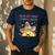 Dad Of Miss Three-Esta Mexican Fiesta 3rd Birthday Outfit Men's Casual T-Shirt Navy