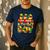 Dad And Mom Birthday Boy Building Bricks Family Party Decor Men's Casual T-Shirt Navy Dad And Mom Birthday Boy Building Bricks Family Party Decor Men's Casual T-Shirt Navy