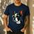 Dad Mom Cool Dog Sunglasses Boston Terrier Men's Casual T-Shirt Navy Dad Mom Cool Dog Sunglasses Boston Terrier Men's Casual T-Shirt Navy