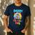 Dad And Mom Daddy Of The Birthday Boy Family Party Decor Men's Casual T-Shirt Navy