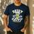 Dad Needs A Beer Button Up Shirts Beer Drinking Lover Men's Casual T-Shirt Navy