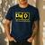 Dad Periodic Table Of Elements Men's Casual T-Shirt Navy Dad Periodic Table Of Elements Men's Casual T-Shirt Navy