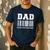 Dad Scan For Payment Barcode Father's Day Men's Casual T-Shirt Navy