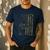 Dad And Son Duck Hunting Father And Son Matching Hunting Men's Casual T-Shirt Navy