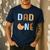 Dad Of The Sweet One Cookies And Milk 1st Birthday Party Men's Casual T-Shirt Navy Dad Of The Sweet One Cookies And Milk 1st Birthday Party Men's Casual T-Shirt Navy